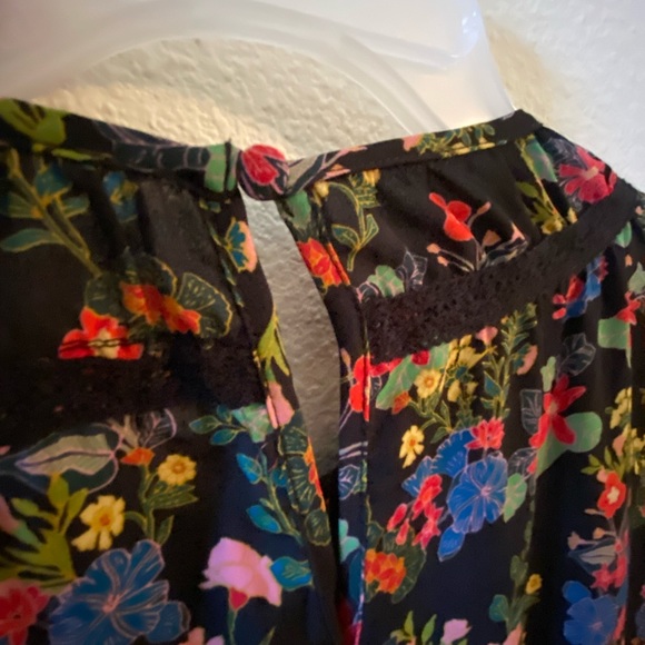 Time and Tru Women’s Long Sleeve Lace Babydoll Dress - Picture 6 of 7